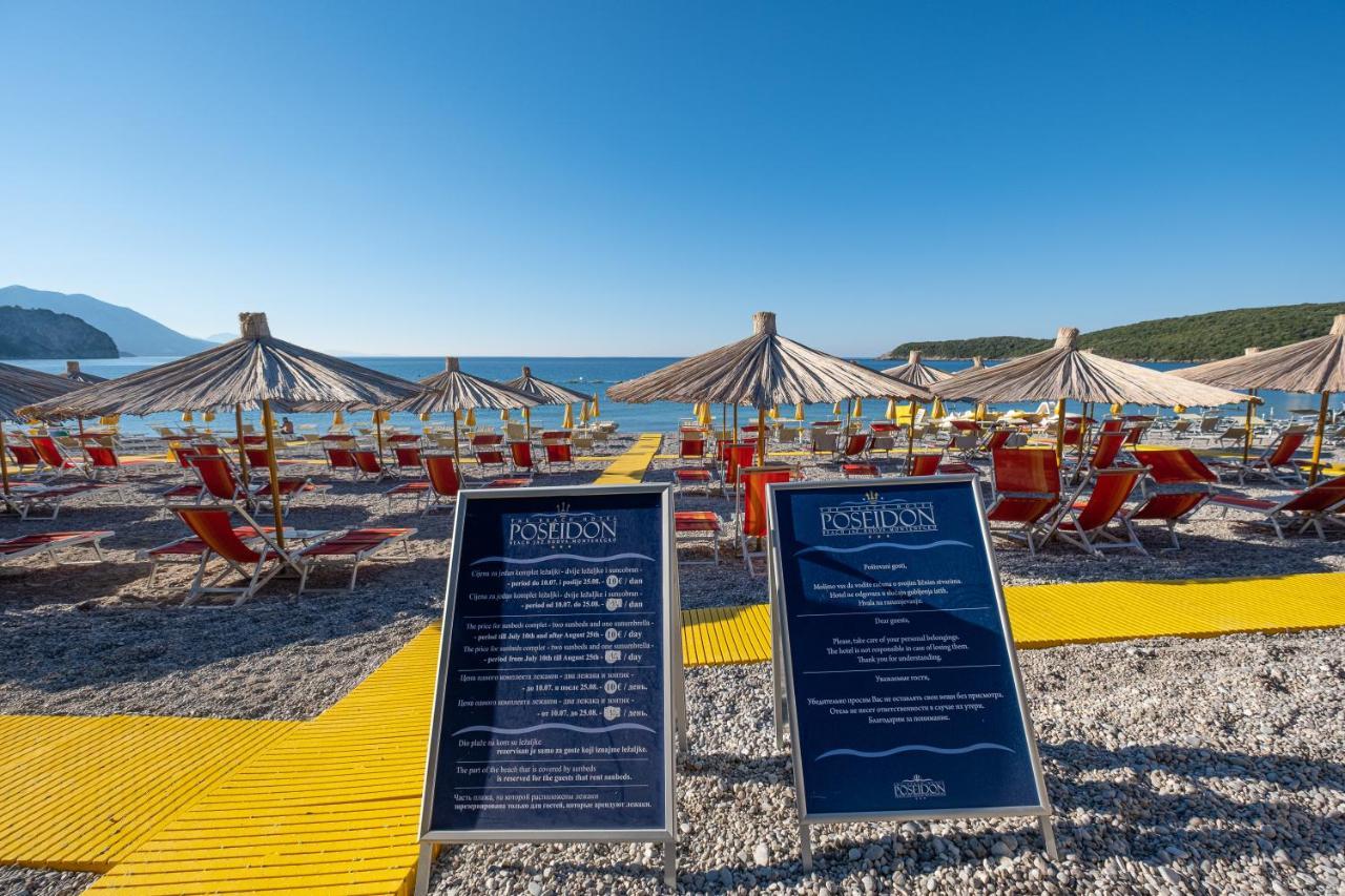 Poseidon The Beach Hotel Budva Bagian luar foto